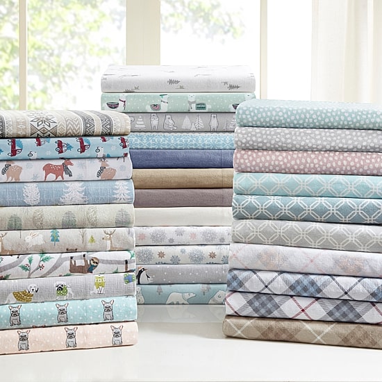 True North By Sleep Philosophy Cozy Flannel Cotton Sheet Set