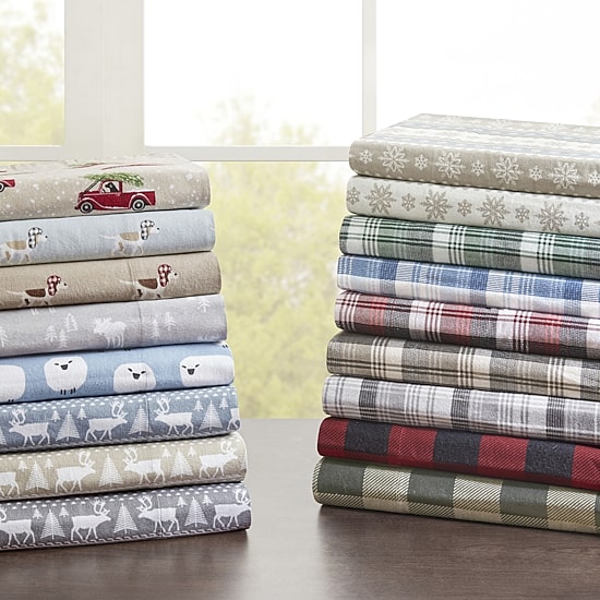 Woolrich Flannel Cotton Sheet Set