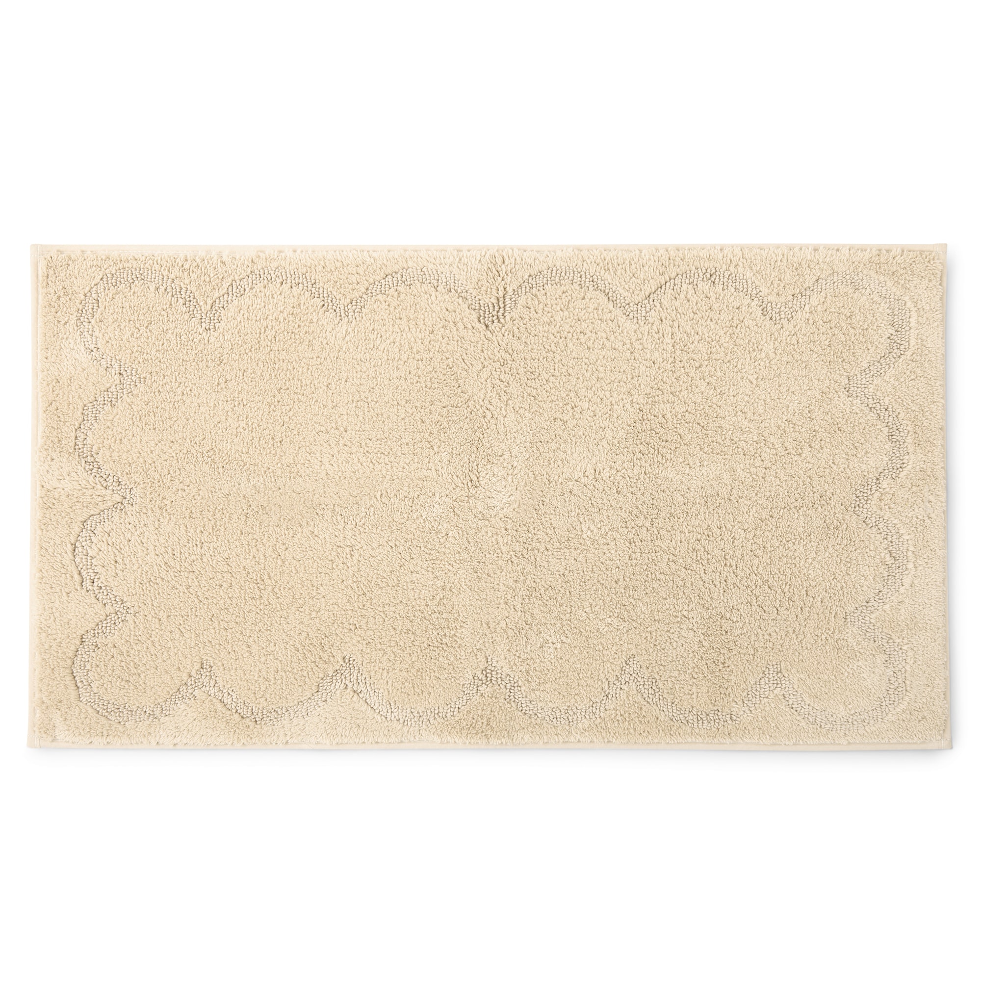 Martha Stewart Cotton Scalloped Bath Rug
