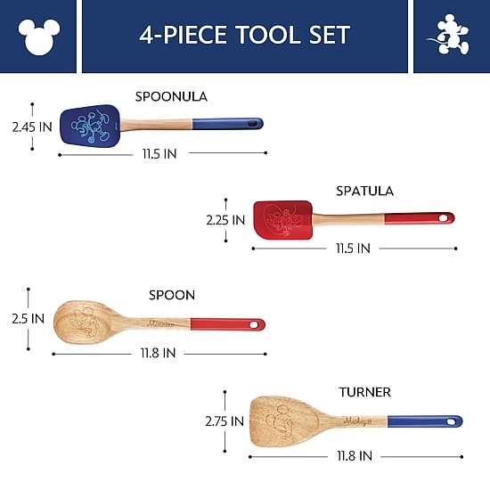 Disney Home 4-pc. Spatula