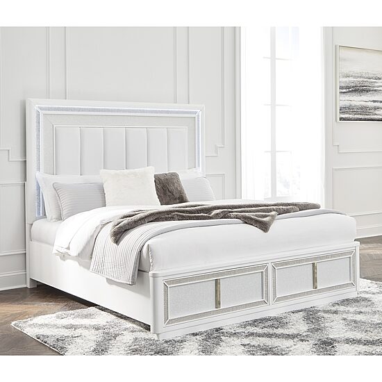 Signature Design by Ashley Chalanna King Upholstered Bed with Storage
