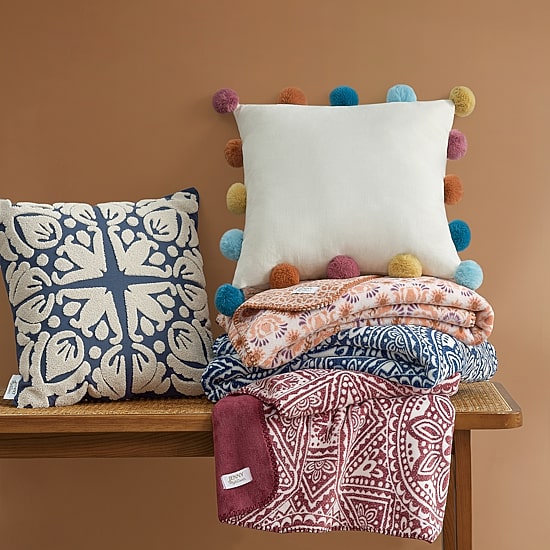 Jenny Martinez Sonora Reversible Coco Plush Throw