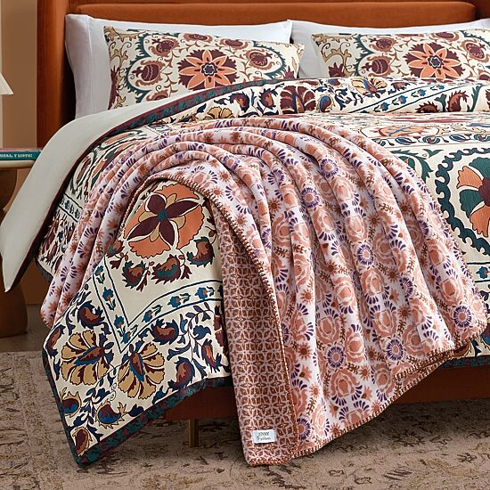 Jenny Martinez Sonora Reversible Coco Plush Throw
