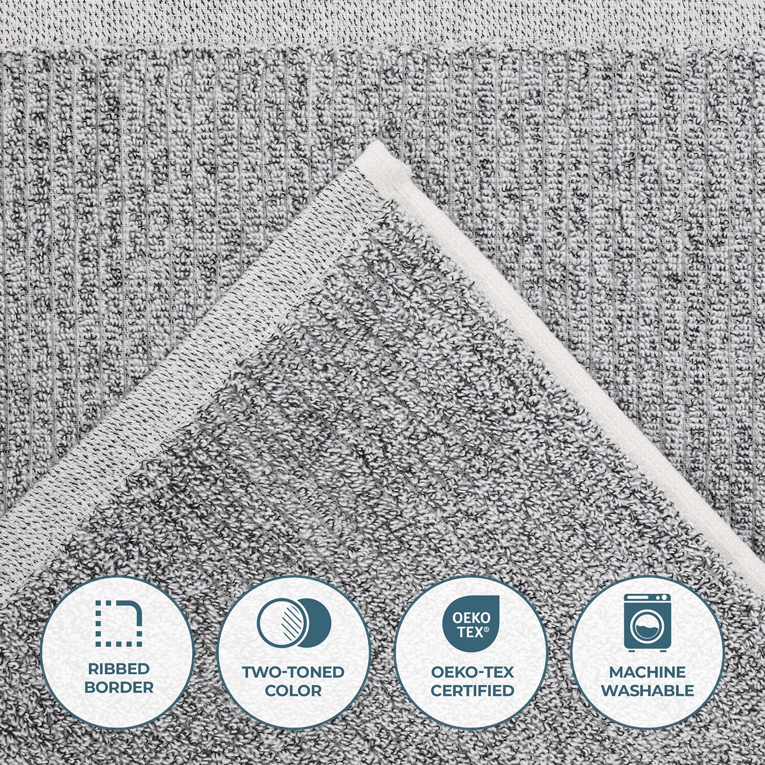 SUPERIOR® Destin Collection 8-pc. Quick Dry Solid Bath Towel Set