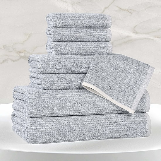 SUPERIOR® Destin Collection 8-pc. Quick Dry Solid Bath Towel Set