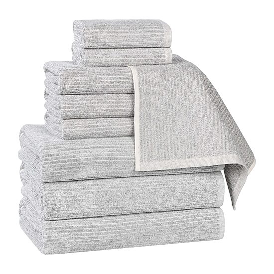 SUPERIOR® Destin Collection 9-pc. Quick Dry Chevron Bath Towel Set