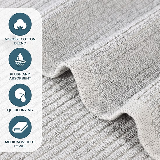SUPERIOR® Destin Collection 9-pc. Quick Dry Chevron Bath Towel Set