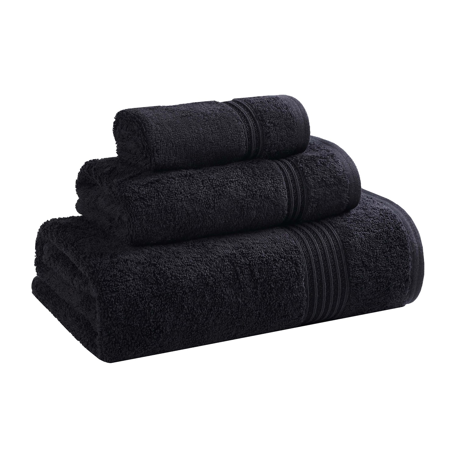 SUPERIOR® Heritage Collection | Luxury Egyptian Cotton 3-pc. Quick Dry Solid Bath Towel Set