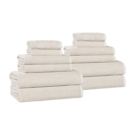 SUPERIOR® Destin Collection 12-pc. Quick Dry Solid Bath Towel Set