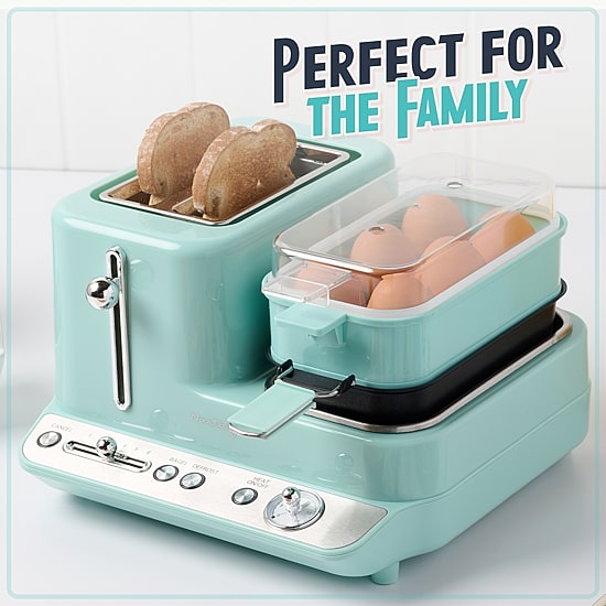 Nostalgia CLBS3AQ Retro 3-in-1 Breakfast Station