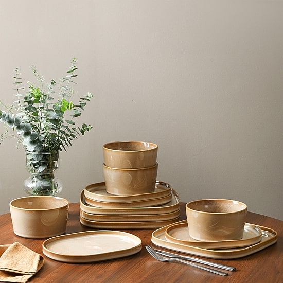 Stone + Lain Cairo 12-pc. Stoneware Dinnerware Set