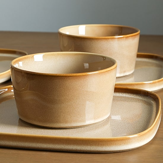 Stone + Lain Cairo 12-pc. Stoneware Dinnerware Set