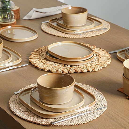 Stone + Lain Cairo 12-pc. Stoneware Dinnerware Set