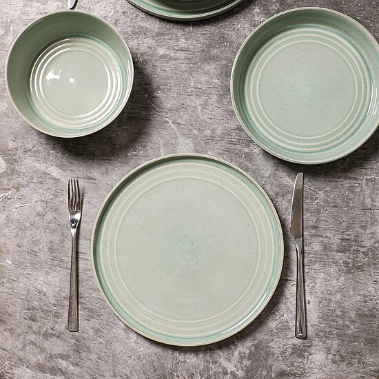 Stone + Lain Claire 4-pc. Stoneware Dinner Plate