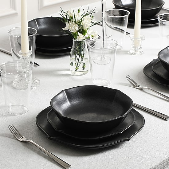Stone + Lain Baskerville 16-pc. Stoneware Dinnerware Set