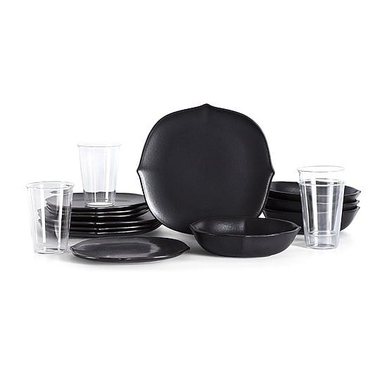 Stone + Lain Baskerville 16-pc. Stoneware Dinnerware Set