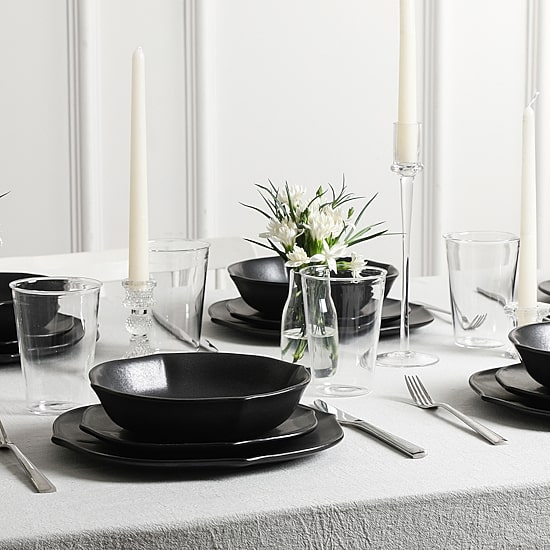 Stone + Lain Baskerville 16-pc. Stoneware Dinnerware Set