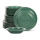 Stone + Lain Orbit 24-pc. Stoneware Dinnerware Set