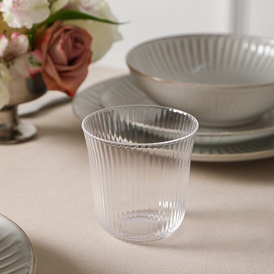 Stone + Lain Linea 4-pc. Stoneware Dinnerware Set