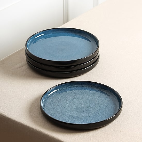 Stone + Lain Lagoon 24-pc. Stoneware Dinnerware Set