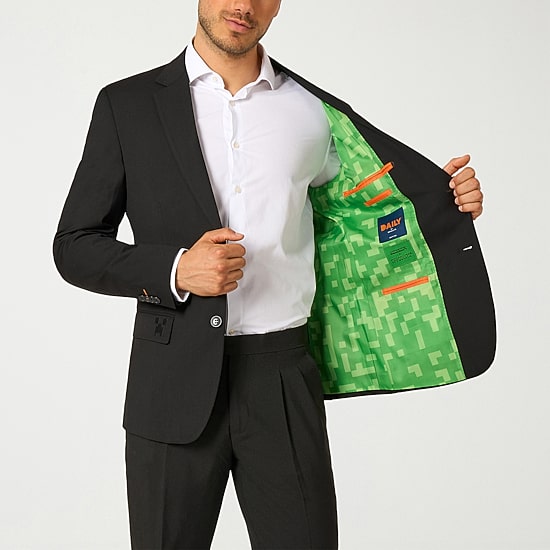 Opposuits Minecraft Mens Slim Fit Blazer