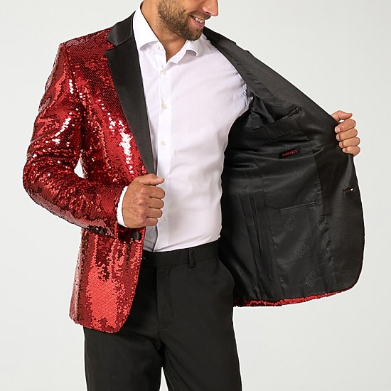 Opposuits Sequins Mens Slim Fit Blazer