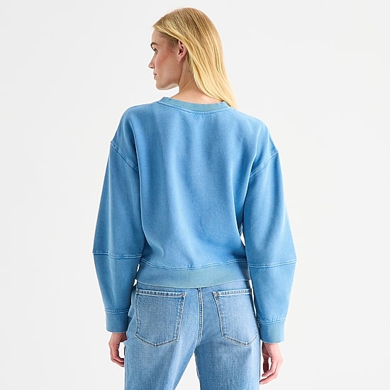 A.N.A Womens Crew Neck Long Sleeve Sweatshirt