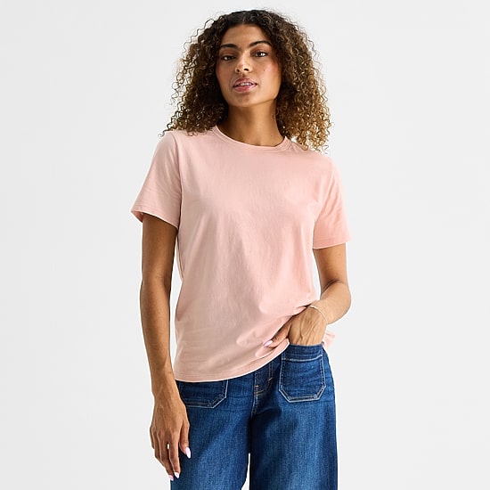 A.N.A Womens Round Neck Short Sleeve T-Shirt