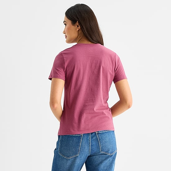 a.n.a Womens V Neck Short Sleeve T-Shirt
