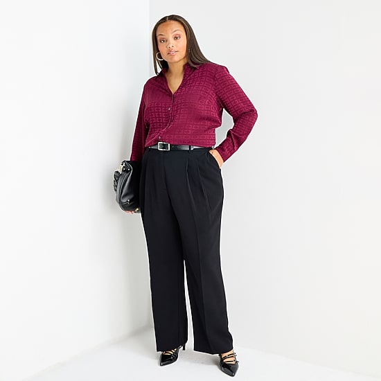Worthington Plus Womens Everyday Pant