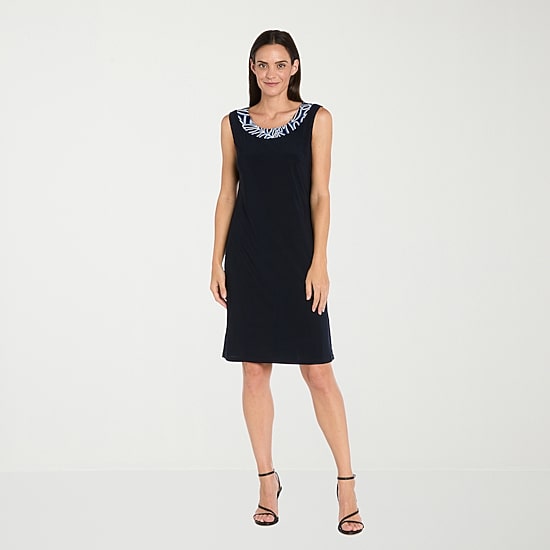 R & M Richards Womens Leaf Jacket Dress