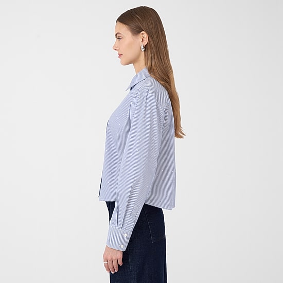 RM Rebecca Minkoff Womens Long Sleeve Boxy Fit Embellished Button-Down Shirt