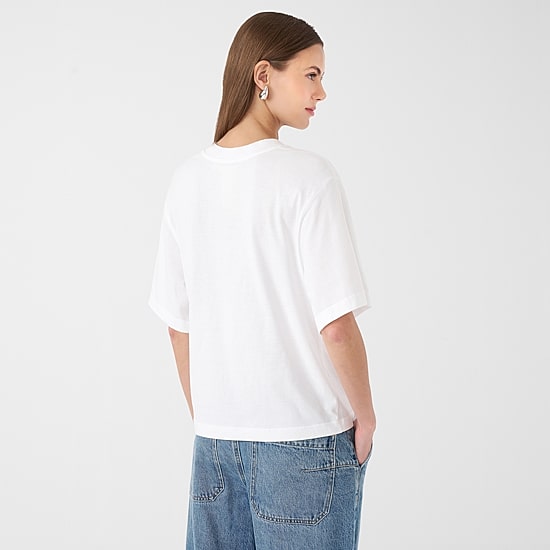 RM Rebecca Minkoff Womens Crew Neck Short Sleeve T-Shirt