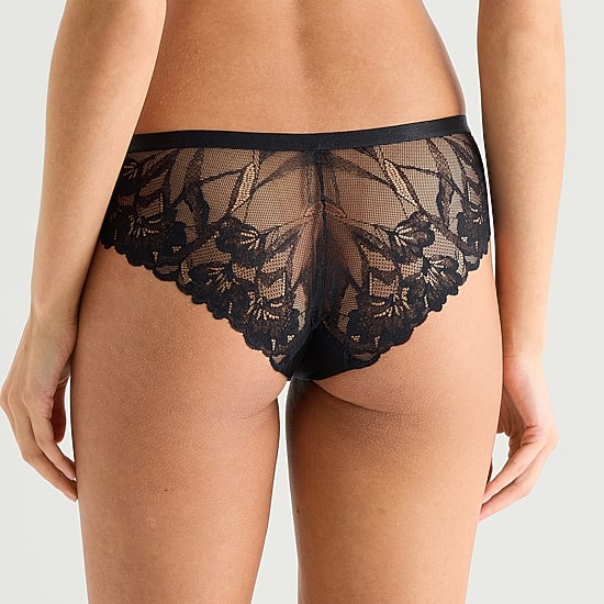 Ambrielle Tulip Lace Shine Cheeky Panty