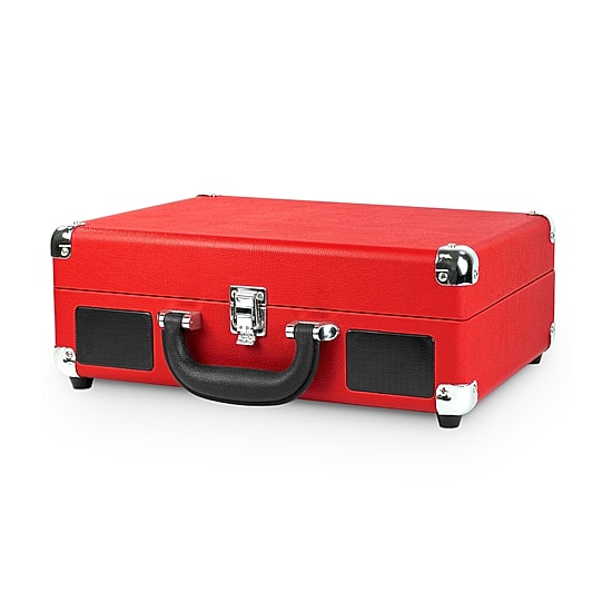 Victrola VSC-550BT 3-Speed Vintage Bluetooth Suitcase Turntable with Built-In Stereo Speakers