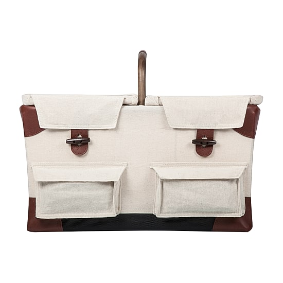 Picnic Time® Pioneer Canvas Plaid Picnic Basket For Two