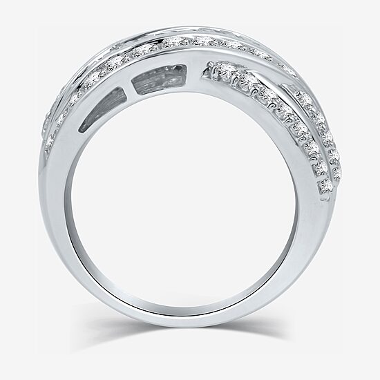 (H-I / I1) Womens 2 CT. T.W. Lab Grown White Diamond 10K Gold Band