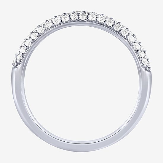 (H-I / I1) Womens 2 CT. T.W. Lab Grown White Diamond 14K Gold Round Side Stone Halo Bridal Set