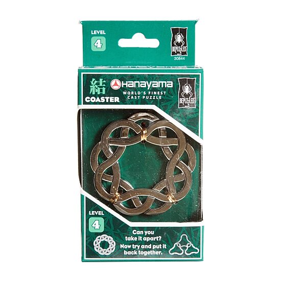 BePuzzled Hanayama Level 4 Cast Puzzle - Coaster