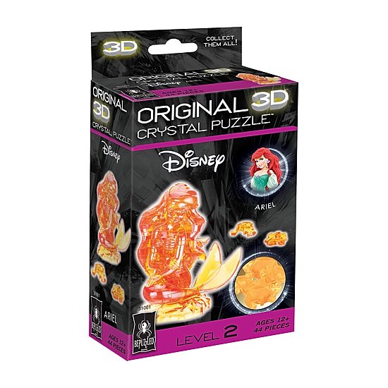 BePuzzled 3D Crystal Puzzle - Disney Ariel: 44 Pcs