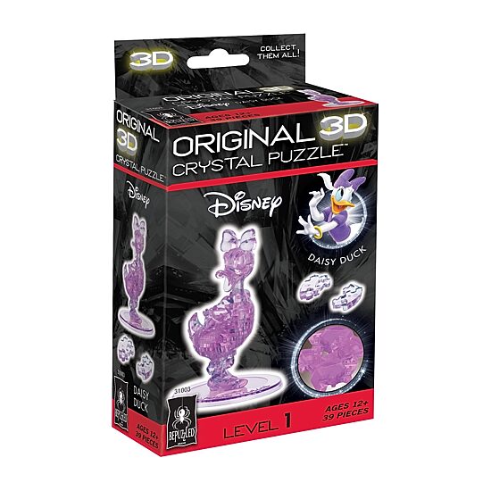 BePuzzled 3D Crystal Puzzle - Disney Daisy Duck: 39 Pcs