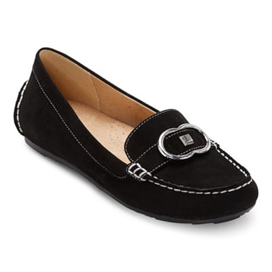 Liz Claiborne Antonia Womens Round Closed Toe Loafers
