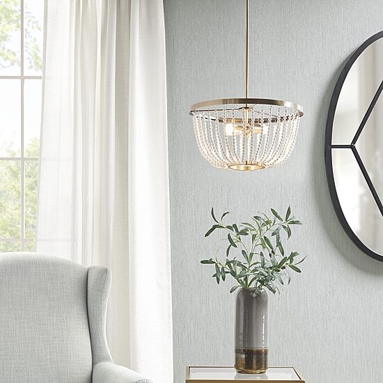 Hampton Hill Melrose 2 Light Beaded Chandelier