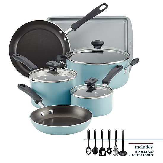 Farberware Cookstart DiamondMax Aluminum 15-pc. Cookware Set