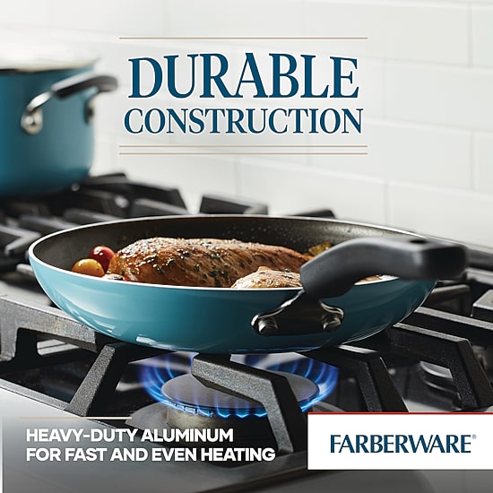 Farberware Cookstart DiamondMax Aluminum 15-pc. Cookware Set