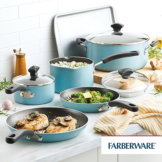 Farberware Cookstart DiamondMax Aluminum 15-pc. Cookware Set