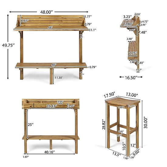 Carribean 3-pc. Bar Set