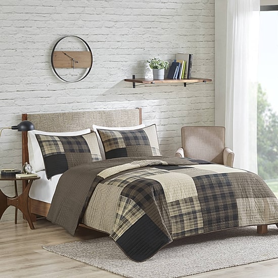 Woolrich Winter Hills Oversized Cotton 3pc Quilt Set