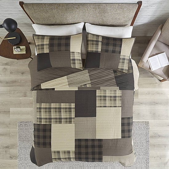 Woolrich Winter Hills Oversized Cotton 3pc Quilt Set