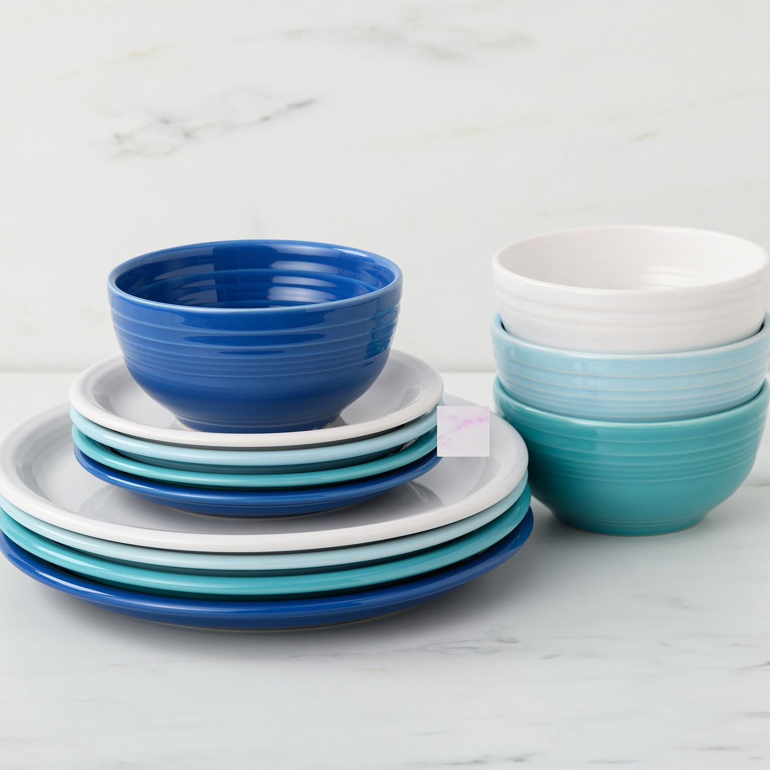 Fiesta Classic Rim Coastal Blues 12-pc. Dinnerware Set
